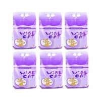 WİSE CAT Diatomit İri Taneli Süper Emici Kedi Kumu 7 litre X 6 Adet