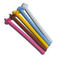 Plastik Renkli Tünek 20 cm* 5 Adet