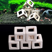 Karides Seramik Küp Beyaz Kalın 2x2 cm 1 adet