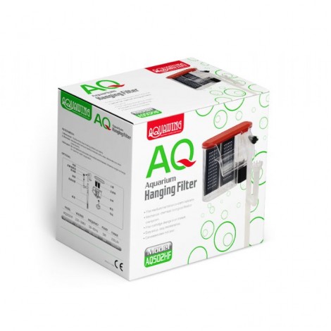 AQUAWING AQ502HF ŞELALE FİLTRE + Su Üstü Yüzey Emici Aparatlı 8W 500L/H