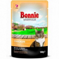 Bonnie Tavuklu Pouch Jelly Kedi Konserve 100 Gr 