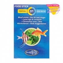 Frozen Food Bloodworms Stick 100gr / Dondurulmuş Kan Kurdu Stick
