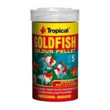 Tropical Goldfish Colour Pellet  Size S 100ml/45gr