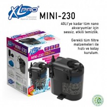 XLPRO MİNİ DIŞ FİLTRE 210L/H (DOLU)-MINI-230