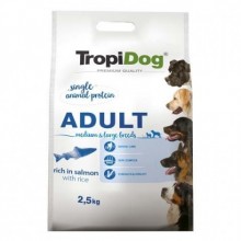 TropiDog Premium Orta-Büyük Irk Somonlu Köpek Maması 2,5Kg