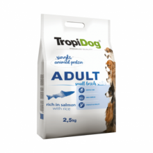 TropiDog Premium Küçük Mini Irk Somonlu Köpek Maması 2,5Kg