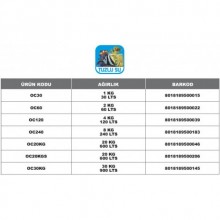 Prodac Ocean Fish 2 Kg 60 Lt / Deniz Tuzu