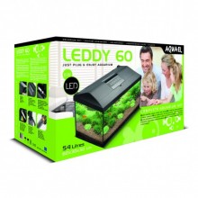 Aquael AQUARIUM SET LEDDY 60 XL BLACK AKVARYUM SET /60x30x40h Ölçülerinde 72litre