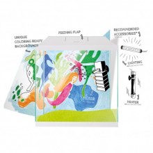 Aquael Leddy Akvaryum Seti Mini 30 Beyaz 28x15x30h Ölçülerinde