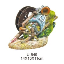 Kilit Değirmeni 14 x 10 x 11 cm Hava İle Çalışan Hareketli Değirmen