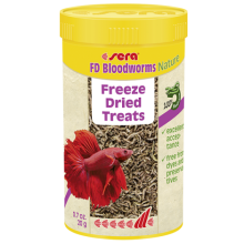 sera FD bloodworms (kan kurdu) nature 250 ml