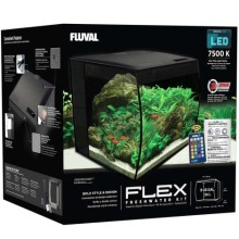Fluval Flex Akvaryum 34 Lt Siyah / 34 x 33 x 33h