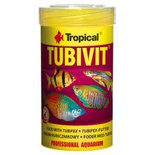 TROPICAL- TUBIVIT 100ML/20GR / Tubifex ve Kan Kurdu Karışımı Pul Yem