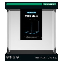 Dennerle Nano Cube White Glass 30 L 30x30x35cm Akvaryum Ultra Berrak Cam