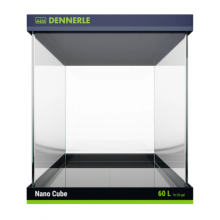 Dennerle NANO Cube 60 L / 38x38x43cm Panoramik cam panelli yüksek sınıf nano tan