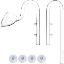 AQUAPRO Lilly Glass Pipe 12mm Dış Filtre Cam Emiş Basış Borusu Seti / Premium Serisi
