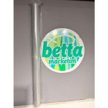 Arka Fon ( GRİ ) Yapışkanlı ( BUZLU ) 60X50cm