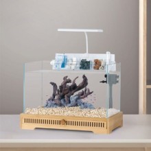 Jeneca TG-40 Akvaryum 31x21x24,5 Cm (9,4L) Dekar + Standat +Led +Kum Set