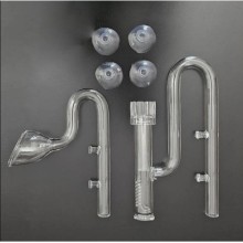 Cam Emiş Basış Takımı Yüzey Emiş ve Çan Ağızlı Kısa 12-16mm / Dış Filtre Cam Emiş Basış Borusu Seti / Premium Serisi