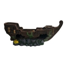 Akvaryum Dekor - Viking GEMİ / 38X10X13CM Ölçülerinde