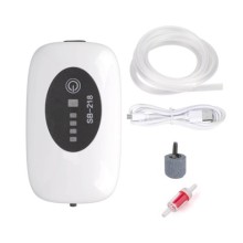 Sobo Hava Motoru AC/DC 1 W 3 Lt/Min Tek Çıkışlı / Hava Taşı+Hortum +Check Valve İçeriğinde Mevcut 