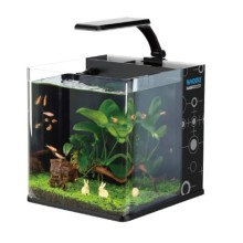 HAQOS CUBE BOX 25 LED AYDINLATMALI NANO AKVARYUM 18L BLACK  25,5 x 27 x 27 cm ölçüler