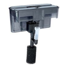 Boyu WF-2055 Şelale Filtre 8,6W 720L/S Çift Şelale Akış / Su Üstü Skimmerlı + Filtre Emiş Singerli + Kartuşlu Sistem Sessiz