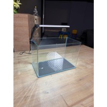 35x20x23h Panoramik Clear Camlı Akvaryum ve Led Aydınlatma (16litre)