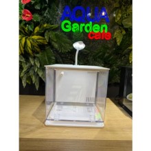 Nubios Nano Easy Tank 4,5 L Beyaz / Filtreli Led Aydınlatmalı Nano Akvaryum 18,5x17x16cm