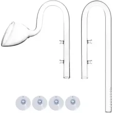 AQUAPRO Lilly Glass Pipe 9/12mm Dış Filtre Cam Emiş Basış Boru Seti 