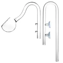 AQUAPRO Poppy Glass Pipe 9/12mm Dış Filtre Cam Emiş Basış Boru Seti 