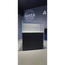 90x45x45h Ultra Clear Akvaryum  ve Antrasit Gri Lake Boyalı Dolap 