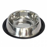 Dr. Sacchi Lastikli Çelik Mama Kabı (64 Oz) *77060B*