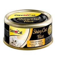 Gimcat Shinycat Konserve Kedi Maması - Tavuklu Mangolu 70 gr