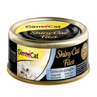 Gimcat Shinycat Konserve Kedi Maması - Tuna Balığı ve Ançuez 70 gr