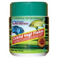 Ocean Nutrition Cichlid Vegi Flakes 70Gr SKT: AGUST 2020