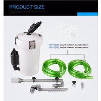 Akvaryum Mini Dış Filtre HW-602B 400lt/H 