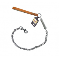 Doglife Deri Saplı Yaylı Köpek Gezdirme Tasması 60 cm (3mm) *201126*