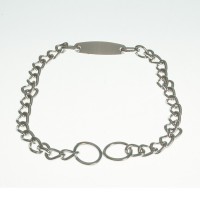 Sanlian Köpekler İçin İsimlikli Zincir Tasma 4,0 mm x 65 cm