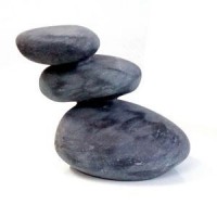 Chicos Akvaryum İçin Dekoratif Üçlü Gri Taş